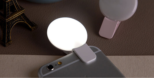 Make-up Selfie With Mobile Phone Fill Light Round Fill Light