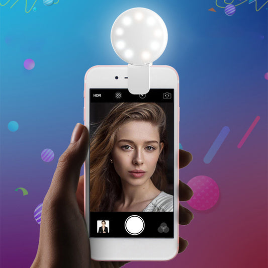 Mini Fill Light For Beauty Selfie Round Live Photography